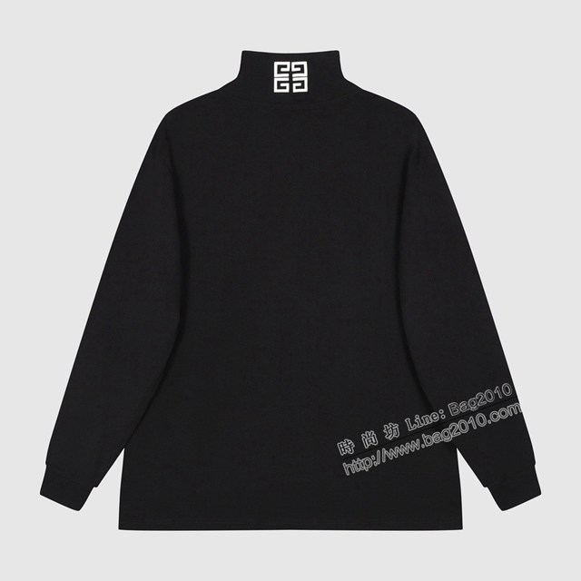 Givenchy專櫃紀梵希專門店2023FW新款印花高領長袖打底衫 男女同款 tzy3013